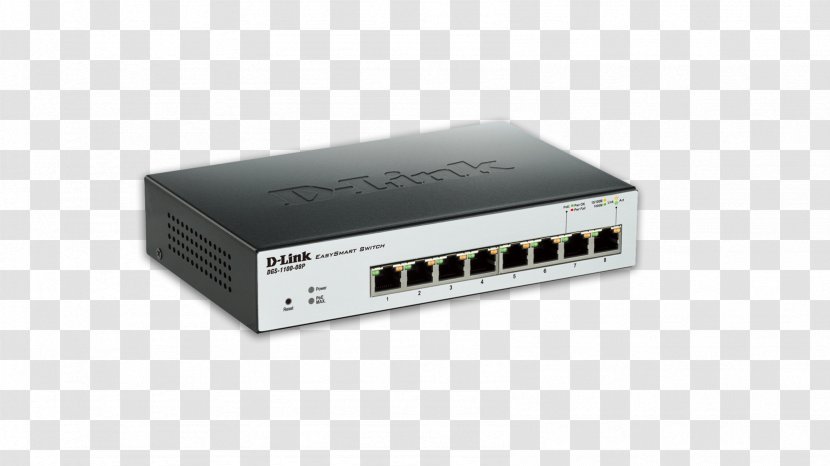 Power Over Ethernet Network Switch Gigabit Port - Rf Modulator Transparent PNG