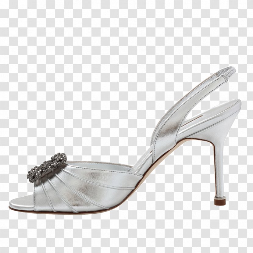 Sandal Slingback Court Shoe Peep-toe - Leather - Manolo Blahnik Transparent PNG