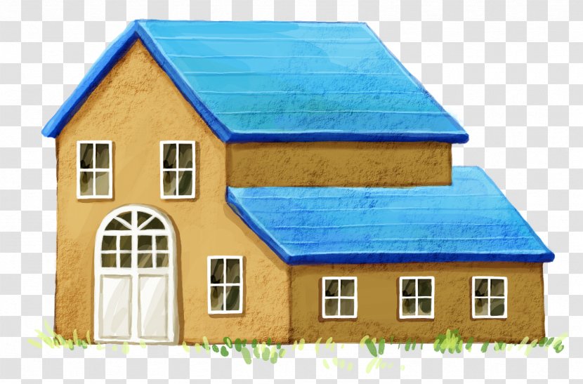 House Watercolor Painting - Siding - A Hand-painted Cabin Transparent PNG