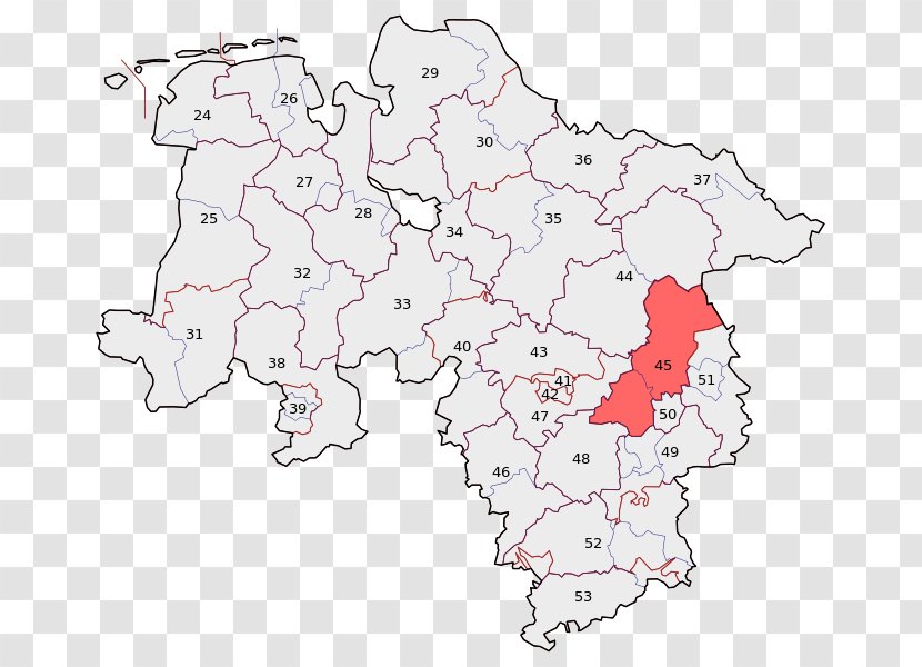Hanover Region Northeim Goslar Stade Heidekreis - Districts Of Germany Transparent PNG