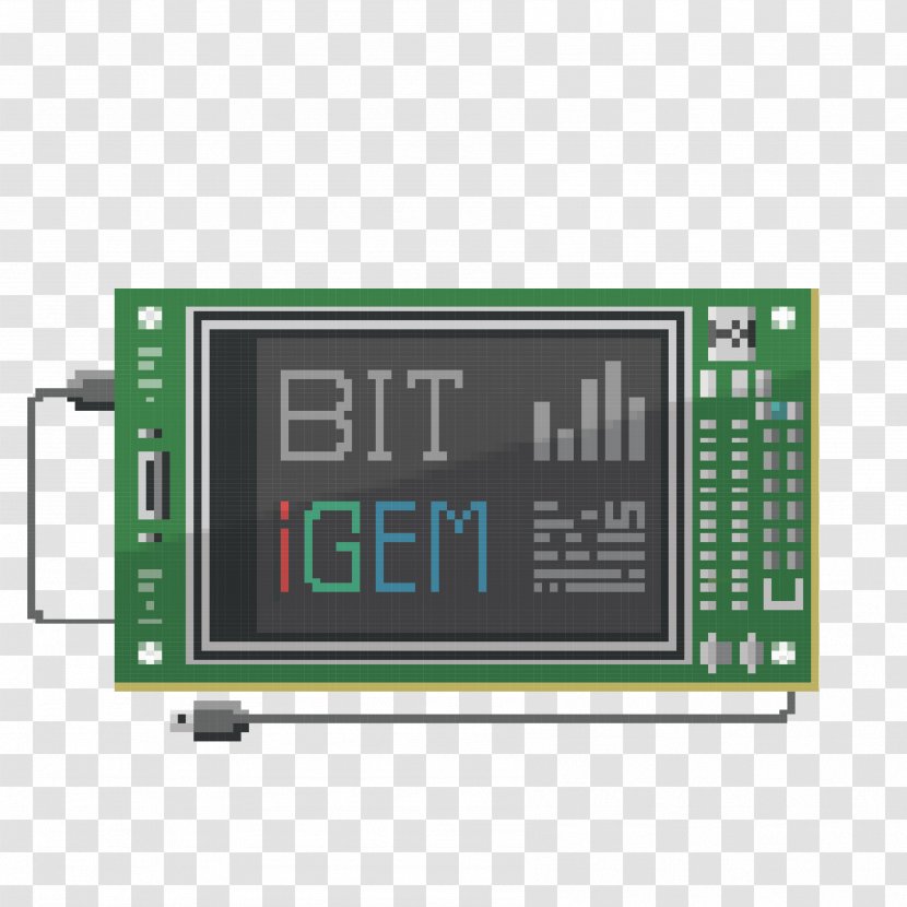 Display Device Radio Clock Electronics Electronic Component - Computer Hardware Transparent PNG