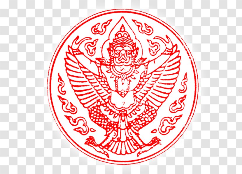 Emblem Of Thailand Garuda Thai Cuisine - Seal Transparent PNG