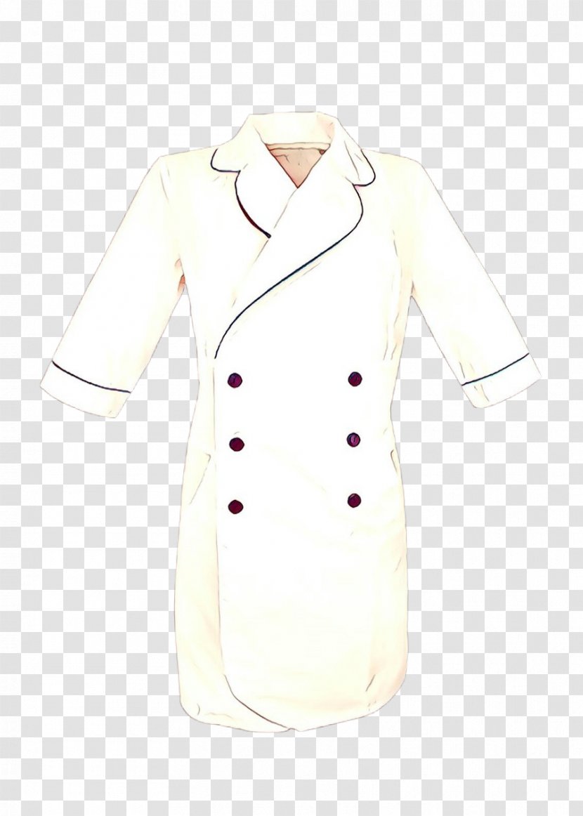 Coat Cartoon - Trench - Overcoat Dress Transparent PNG