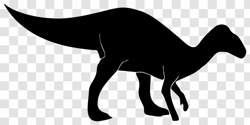 Silhouette Clip Art Dinosaur - Line - T Rex Footprint Dinosaurio Transparent PNG