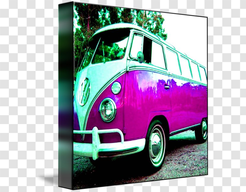 Compact Car Volkswagen Type 2 Automotive Design - Vw Bus Transparent PNG