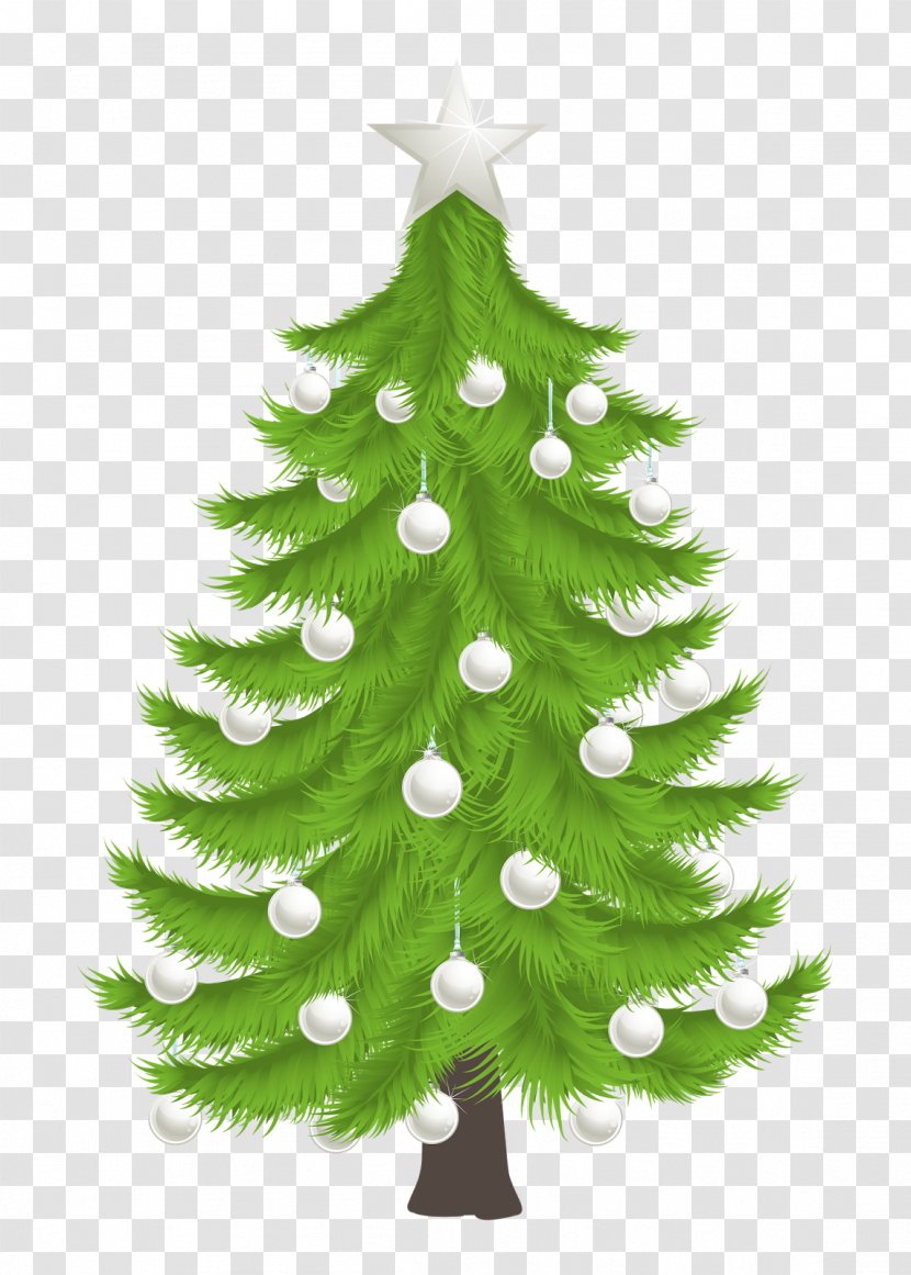 Santa Claus Christmas Tree Decoration Clip Art - Pine Family Transparent PNG