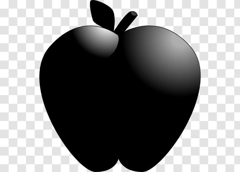 Cartoon Apple Clip Art - Monochrome Photography Transparent PNG