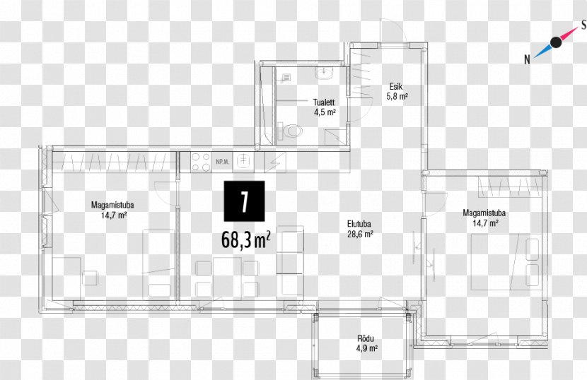 Floor Plan House - Diagram - Design Transparent PNG