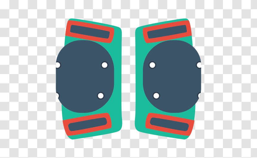 Knee Pad Quad Skates Clip Art Roller Skating - Vexel - Side Transparent PNG