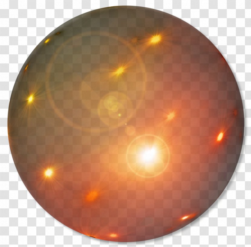 Orb Clip Art - Orange - Clipart Download Transparent PNG