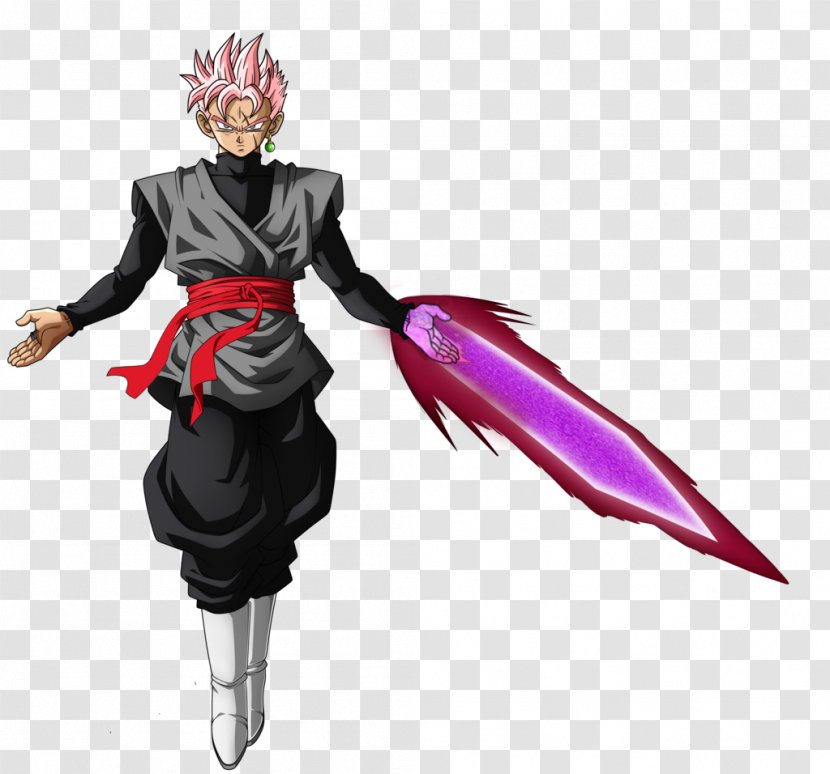 Gohan Goku Trunks Chi-Chi Super Saiya - Watercolor - Black Pan Transparent PNG