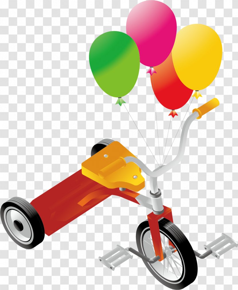 Trolley Balloon Pictures - Product Design - Orange Transparent PNG