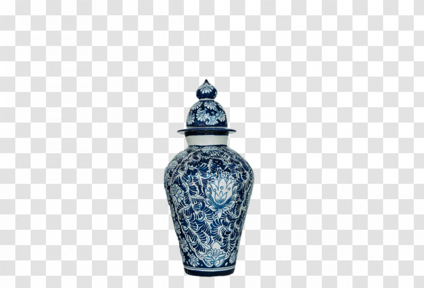 Ceramic Cobalt Blue Blue And White Pottery Urn Vase Transparent PNG