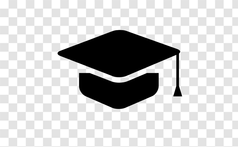 Student Graduation Ceremony Education - Black And White Transparent PNG