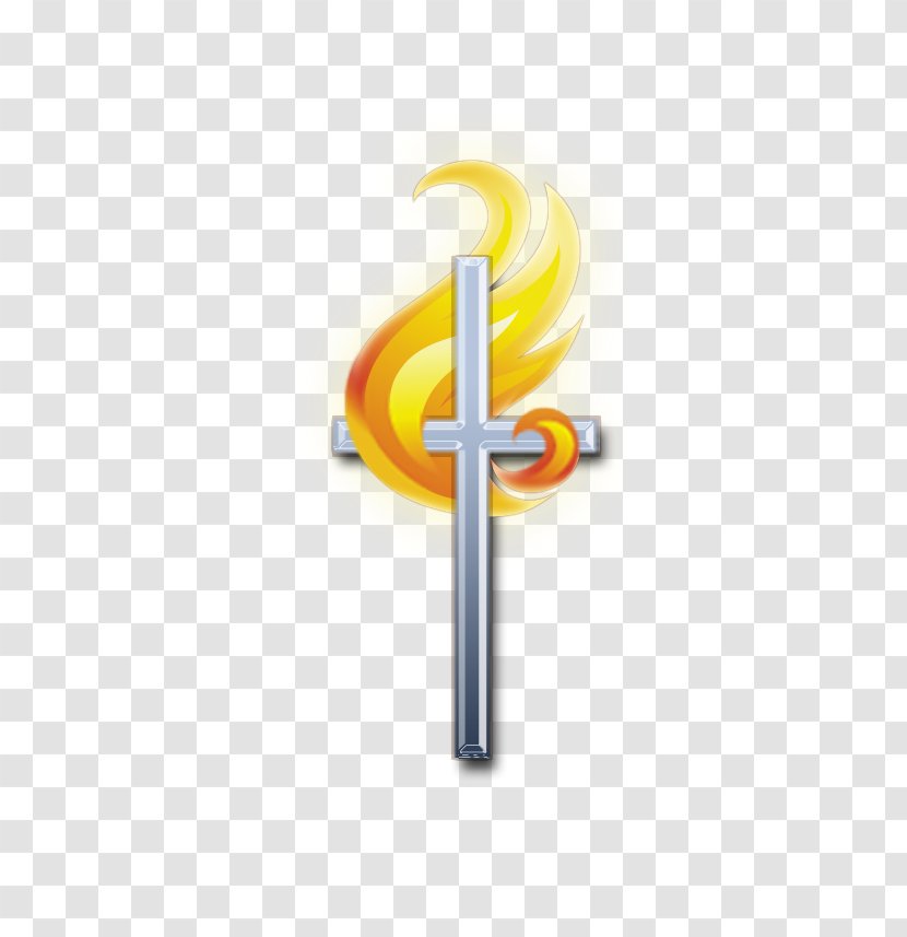 Apostolic Church Logo Pentecostalism Apostle Symbol - Yellow - Candles Transparent PNG