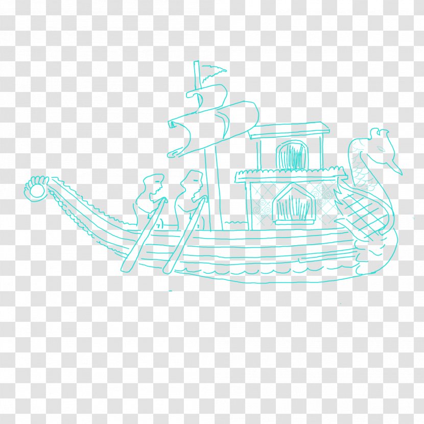 Sketch Illustration Line Art Graphics Product Design - Cartoon - Boat Drawing Transparent PNG