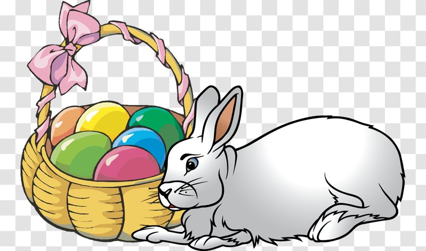 Easter Basket Bunny Clip Art - Blog Transparent PNG