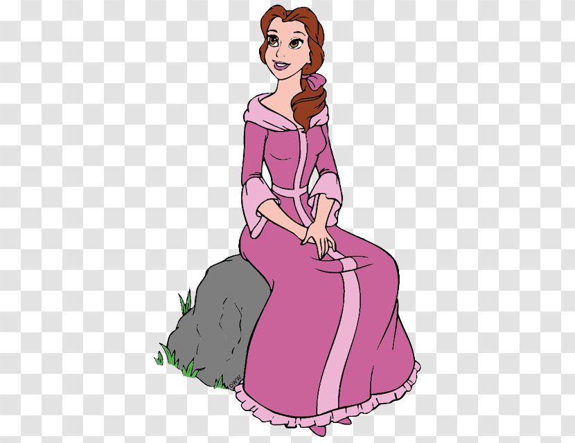 Belle Beauty And The Beast Rapunzel Ariel - Heart Transparent PNG