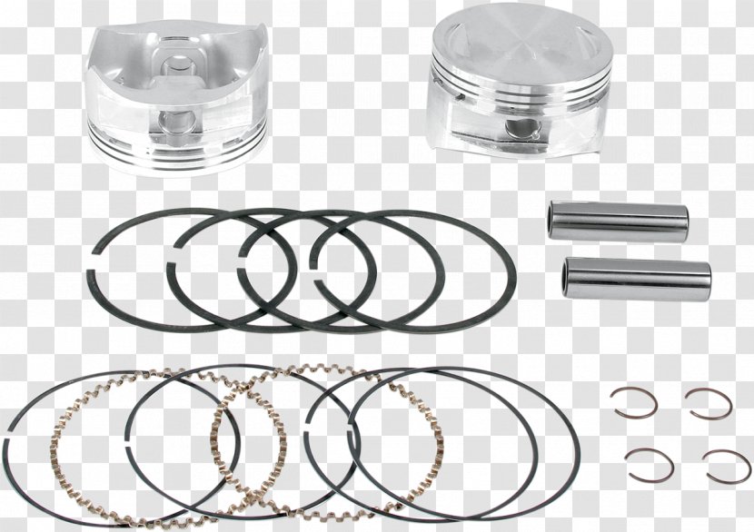 S&S Cycle Piston Harley-Davidson Engine Motorcycle - Auto Part Transparent PNG