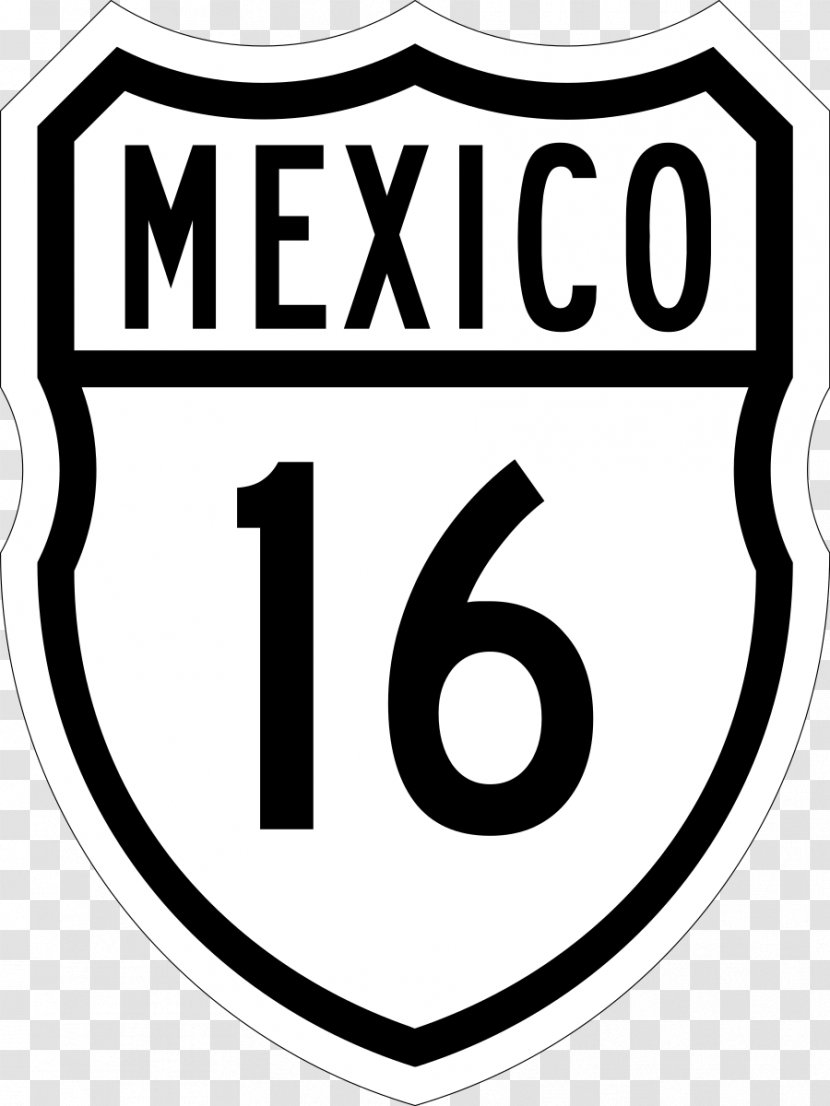 Mexican Federal Highway 16 113 Road 15D - Signage Transparent PNG