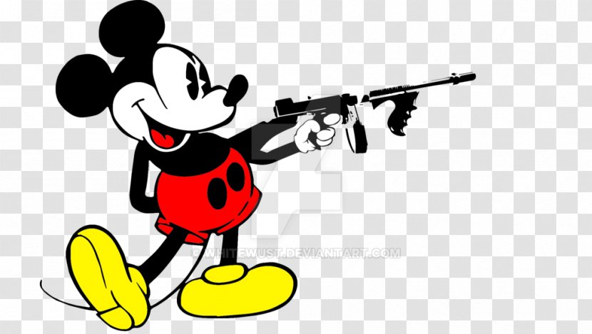 Mickey Mouse Minnie Mortimer The Walt Disney Company - Black And White - GANGSTER Transparent PNG