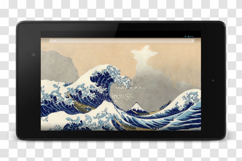 The Great Wave Off Kanagawa Thirty-six Views Of Mount Fuji Art Canvas Print - Poster Transparent PNG