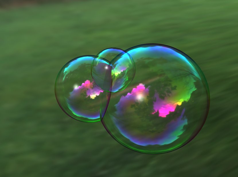 Soap Bubble Thin-film Interference - Liquid - Bubbles Transparent PNG