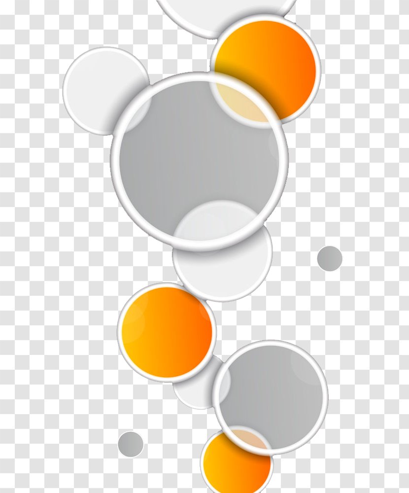 Circle Geometry Clip Art - Orange - Circular Pattern Transparent PNG