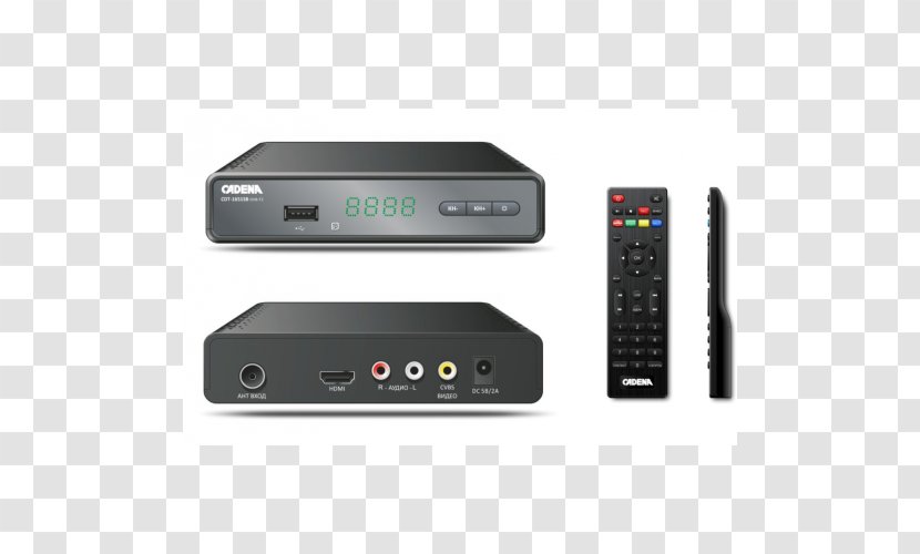 HDMI DVB-T2 Set-top Box Digital Television Video Broadcasting - Hdmi - Dvbt Transparent PNG