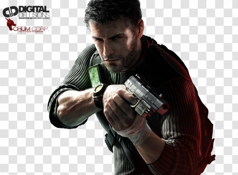 Tom Clancy's Splinter Cell: Conviction Blacklist Sam Fisher - Video Game - Gun Transparent PNG