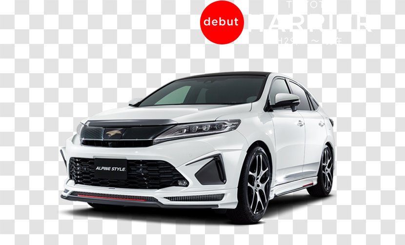 Mid-size Car Bumper Sport Utility Vehicle Luxury - Automotive Design - Toyota Harrier Transparent PNG