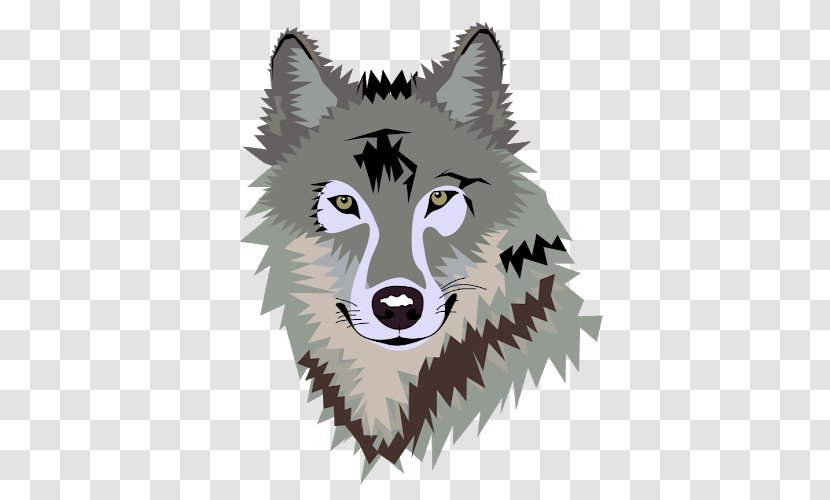 Gray Wolf Drawing Clip Art - Public Domain Transparent PNG