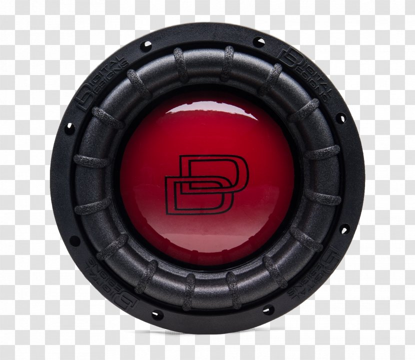 Subwoofer Loudspeaker Digital Designs Car - Technology - Red Dust Transparent PNG