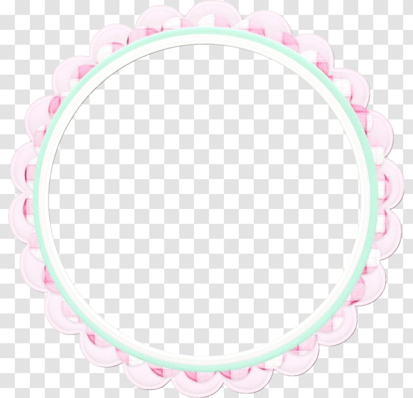 Pink Circle - Tableware - Oval Transparent PNG