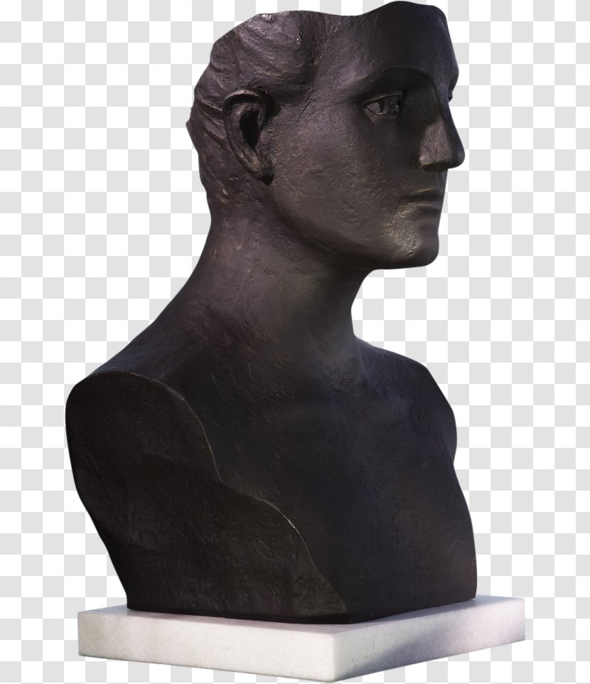 Bronze Sculpture Classical Bust - Statue Head Transparent PNG