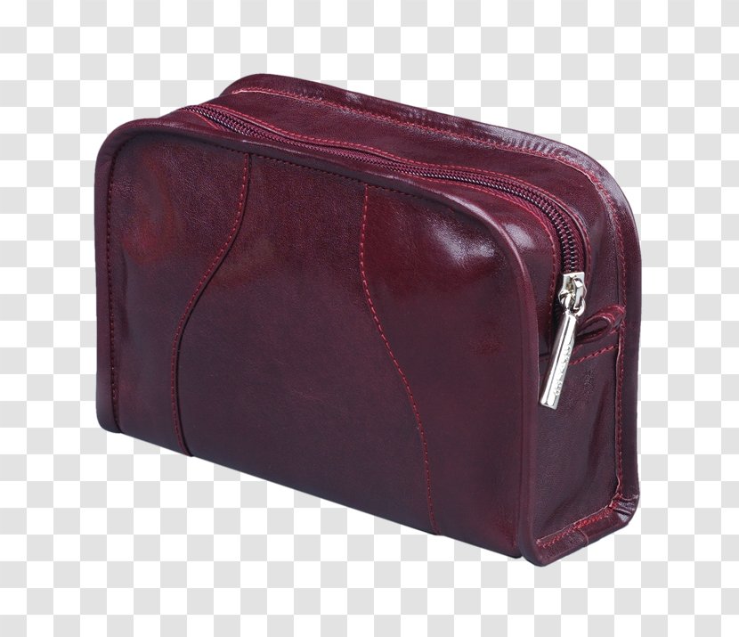 Bag Hand Luggage Leather - Magenta Transparent PNG
