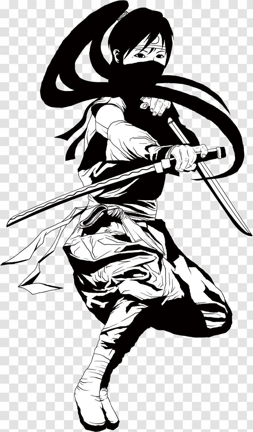 Japan Cartoon - Fictional Character - Samurai Transparent PNG