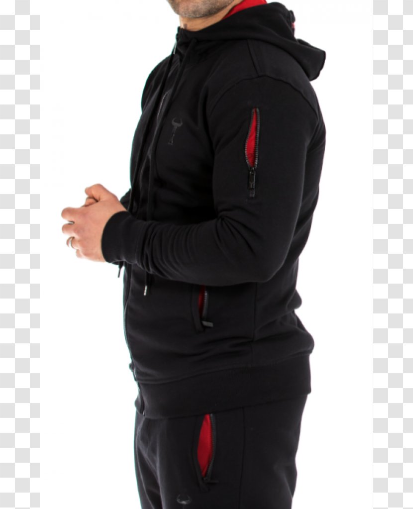 Tracksuit Hoodie Top Jacket - Silhouette Transparent PNG