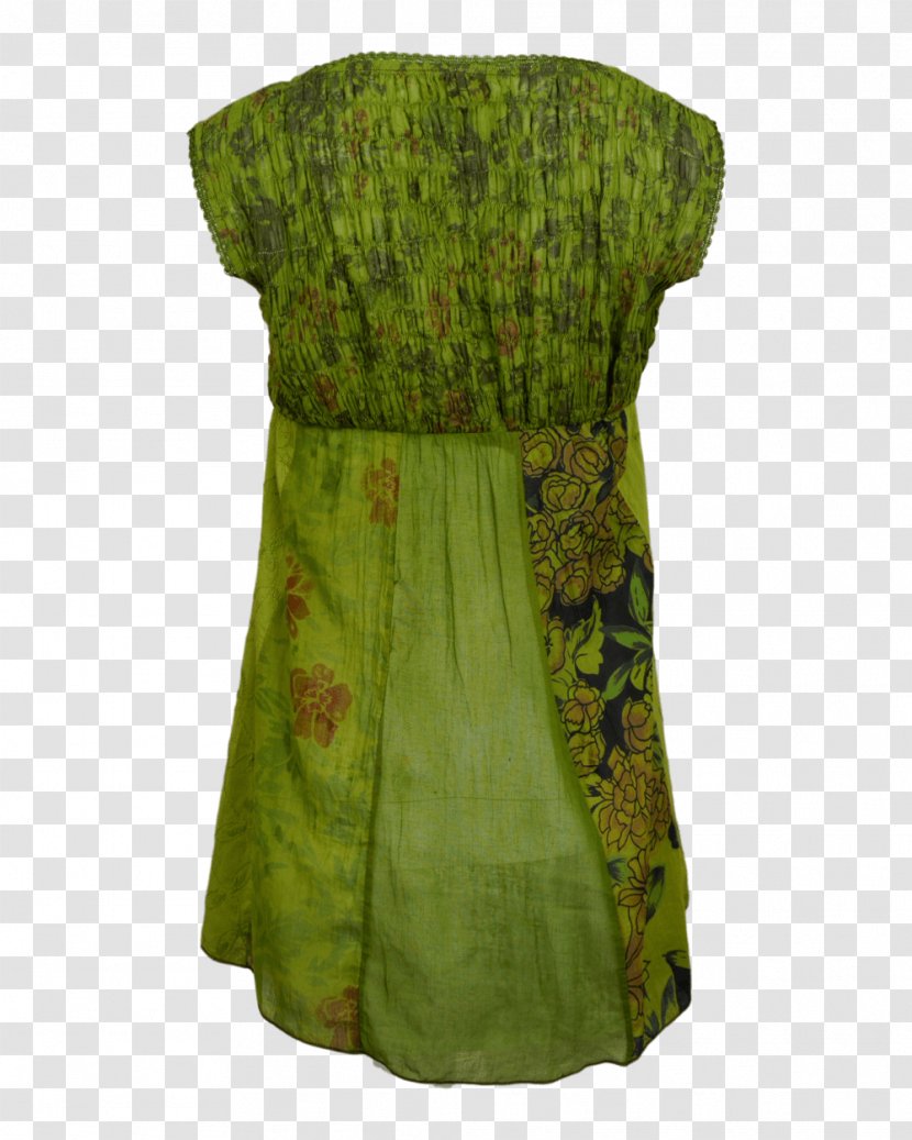 Dress - Green - Long Vest Knit Transparent PNG
