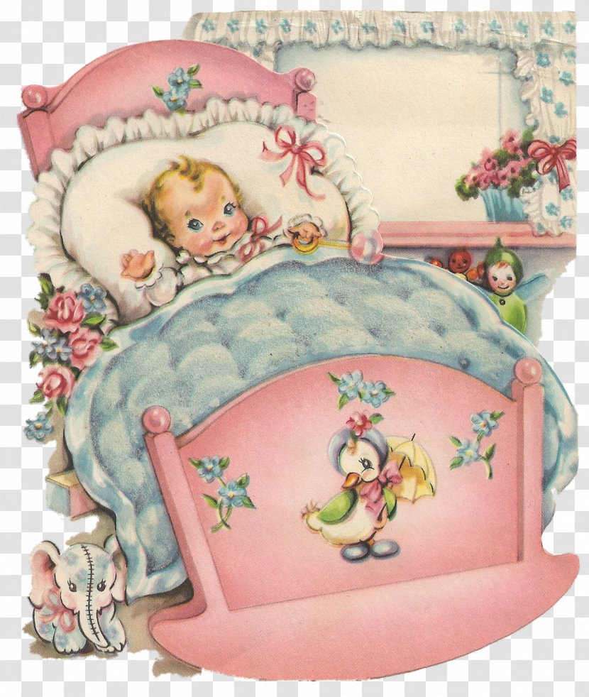 Infant Greeting & Note Cards Child - Birthday - Vintage Card Transparent PNG