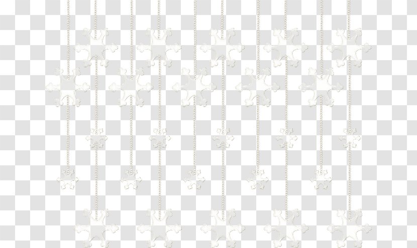 White Black Pattern - Texture - Snowflake Transparent PNG