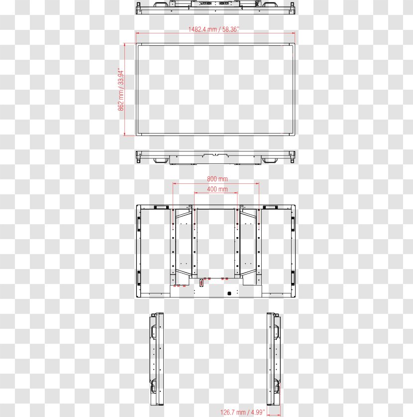 Technical Drawing Product Design Line - Rectangle - Public Environmental Album Transparent PNG