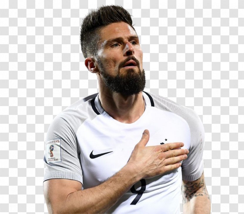 Olivier Giroud 2018 FIFA World Cup France National Football Team Chelsea F.C. - Hair Transparent PNG