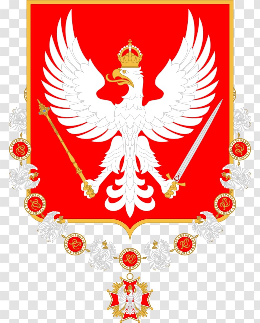 Kingdom Of Poland Polish People's Republic Coat Arms - Symbol - Lithuania Transparent PNG