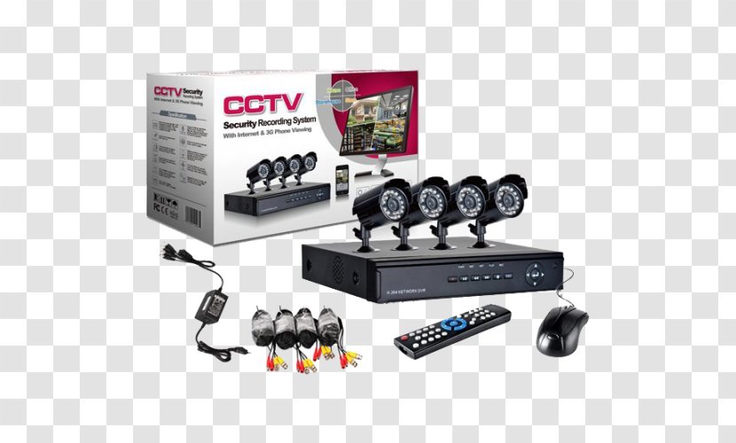 Bewakingscamera Closed-circuit Television IP Camera - Computer Monitors - Cctv Dvr Kit Transparent PNG