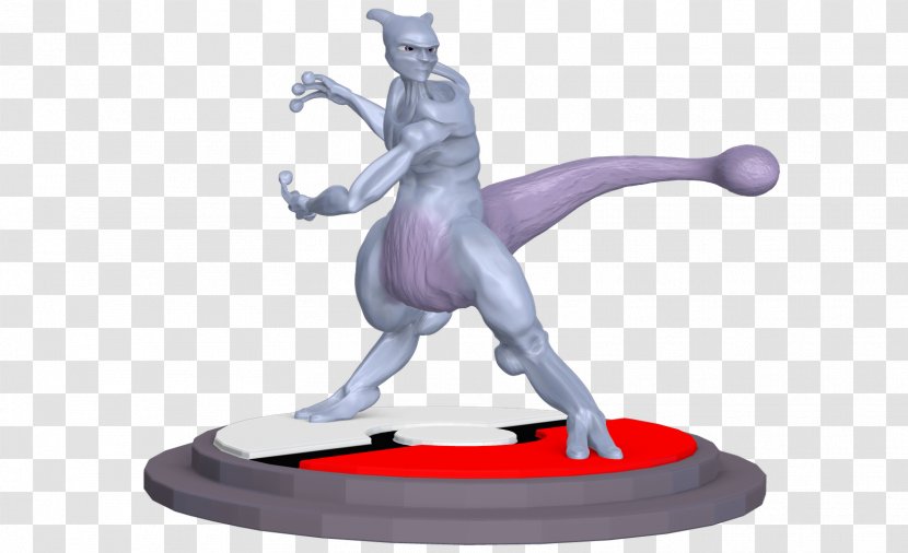 INFINIDIUM TECHNOLOGIES Mewtwo Pokémon Statue Figurine - July Transparent PNG