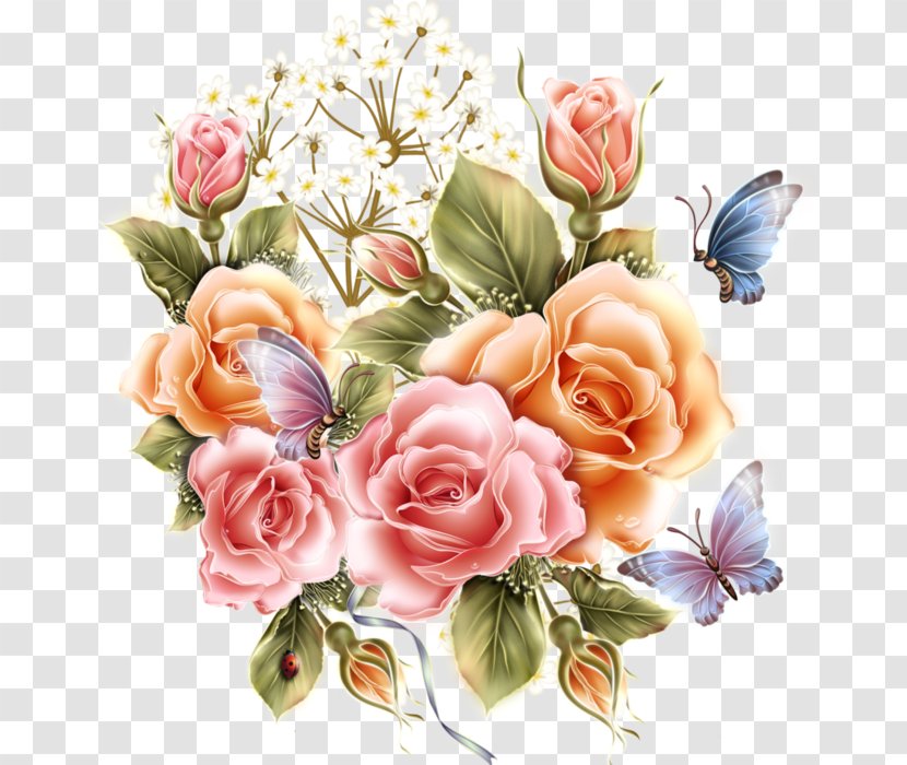 Flower Floral Design Clip Art Rose - Paper Transparent PNG