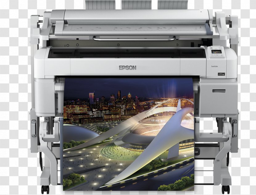 Epson SureColor SC-T5200 Wide-format Printer T5270 T3200 Transparent PNG
