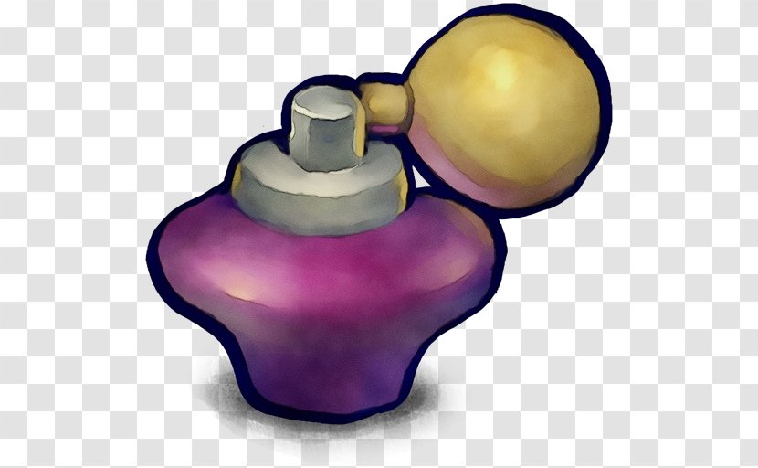 Watercolor Cartoon - Purple Eau De Toilette Transparent PNG