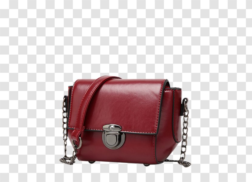 Handbag Messenger Bags Strap Leather - Magenta - Small Tin Buckets Wholesale Transparent PNG